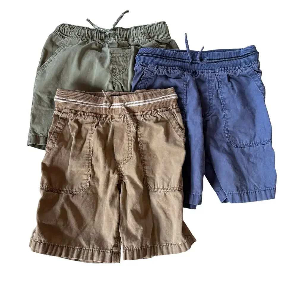 Boys 4T Tie Waist Shorts Bundle